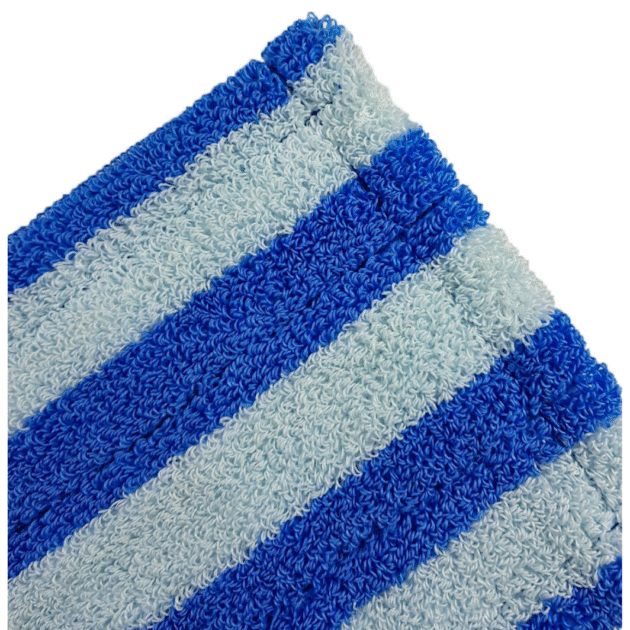 Gestrickter Mikrofaser Mopp Blau